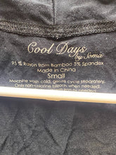 Load image into Gallery viewer, Cool Days by Soma Sweater Womens Small Black Lagenlook Cardigan Rayon Spandex