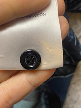 Load image into Gallery viewer, Wildfang Shirt Womens 1X Button Up Teal Navy Boho Tropical Rayon Plus Ladies