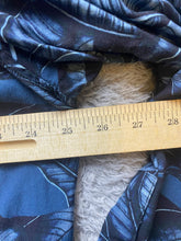 Load image into Gallery viewer, Wildfang Shirt Womens 1X Button Up Teal Navy Boho Tropical Rayon Plus Ladies