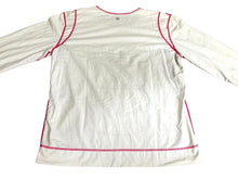 Load image into Gallery viewer, Athleta Rash Guard Womens Large White Summer Shade Kangaroo Pocket Swimwear