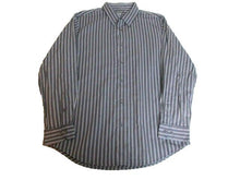 Load image into Gallery viewer, Structure Shirt Adult Extra Large Striped Woven Long Sleeve Button Up Mens