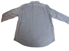 Load image into Gallery viewer, Structure Shirt Adult Extra Large Striped Woven Long Sleeve Button Up Mens