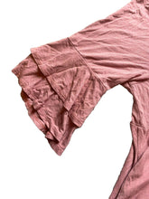 Load image into Gallery viewer, Emerald Dress Womens 1X Mauve Flare Crossover Strap Rayon Spandex Lagenlook Lady