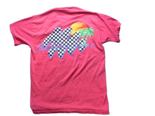 Load image into Gallery viewer, VTG  Shirt Adult Medium Coastline Racing Sunset Single Stitch Sportswear 80s Men