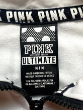 Load image into Gallery viewer, Victorias Secret PINK Jacket Women Medium Black White Ultimate Thumbhole 1/2 Zip