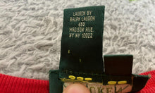 Load image into Gallery viewer, Lauren Ralph Lauren Sweater Womens 3X Red Boxy Outerwear Pullover Plus Ladies