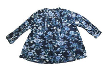 Load image into Gallery viewer, Lucky Brand Shirt Womens Large Boho Linen Viscose Blouse Allover Print Floral