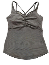 Load image into Gallery viewer, Prana Shirt Womens Large Black White Filament Tank Bra Workout Active Yoga Lady