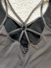 Load image into Gallery viewer, Prana Shirt Womens Large Black White Filament Tank Bra Workout Active Yoga Lady