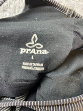 Load image into Gallery viewer, Prana Shirt Womens Large Black White Filament Tank Bra Workout Active Yoga Lady