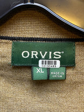 Load image into Gallery viewer, Orvis Sweater Adult Extra Large Tan Long Sleeve Merino Wool Pullover Outdoor Men