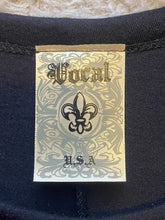 Load image into Gallery viewer, Vocal Shirt Women Small Black Studded Bling Skull Grunge Punk Streetwear NWOT