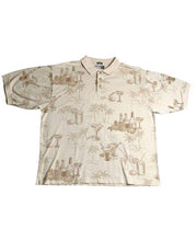 Load image into Gallery viewer, The Skins Game Shirt Adult Extra Large Beige AOP Cocktails Hawaiian Aloha Mens