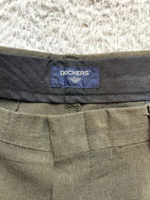 Load image into Gallery viewer, Dockers Pants Adult 36x34 Light Brown Pleated Straight Leg Trouser Dress Mens