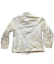 Load image into Gallery viewer, Outbrook Jacket Womens Medium Ivory Snaps Nylon Windbreaker Outdoor Ladies