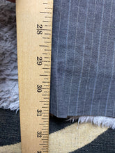 Load image into Gallery viewer, Banana Republic Pants Adult 34x32 Gray Striped Straight Leg Flat Front Dress Men