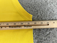 Load image into Gallery viewer, Brooks Brothers 346 Vest Adult Large Yellow V-Neck Golf Sweater Outerwear Mens