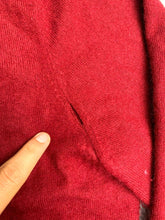 Load image into Gallery viewer, Land's End Sweater Adult Large Red 100% Cashmere Oversized Grandpa Outerwear Men