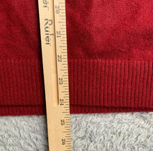 Load image into Gallery viewer, Land's End Sweater Adult Large Red 100% Cashmere Oversized Grandpa Outerwear Men