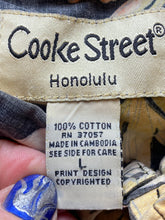 Load image into Gallery viewer, Cooke Street Shirt Adult Large Button Up Pineapples Camp Hawaiian Aloha Mens