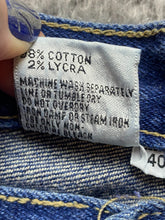 Load image into Gallery viewer, CPI Projections Jeans Womens 40x25 Blue Denim Ankle Slit Capri Tapered Ladies