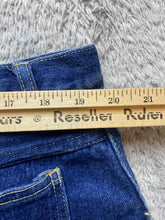 Load image into Gallery viewer, CPI Projections Jeans Womens 40x25 Blue Denim Ankle Slit Capri Tapered Ladies