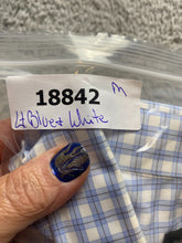 Load image into Gallery viewer, Eddie Bauer Shirt Adult 2XL Light Blue White Plaid Button Up Casual USA Mens