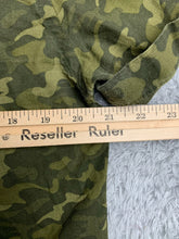 Load image into Gallery viewer, ZARA MAN Shirt Adult Large Army Green Camo Slim Fit Button Up Casual Mens