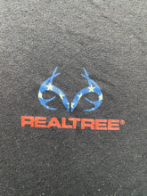 Load image into Gallery viewer, Realtree Shirt Adult Extra Large Black American Flag Deer Hunting USA Mens