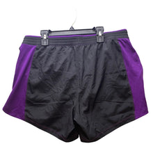 Load image into Gallery viewer, The North Face Shorts Womens Large Running Athletic Black Purple Trim Workout