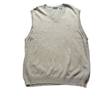 Load image into Gallery viewer, IZOD Vest Adult Extra Large V-Neck Argyle Diamond Golf Sweater Embroidered Mens
