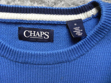 Load image into Gallery viewer, Chaps Sweater Adult Medium Crew Neck Knitted Pullover Long Sleeve Outerwear Mens