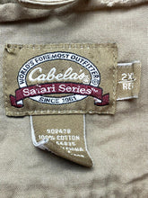 Load image into Gallery viewer, Cabela's Vest Adult 2XL XXL Khaki Fishing Outdoor Safari Series Jacket Mens