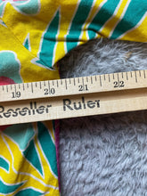 Load image into Gallery viewer, Beach Scene Medium Yellow Purple AOP Floral Button Up Hawaiian Aloha Camp Mens