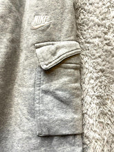 Load image into Gallery viewer, Nike Pants Adult Medium (29x26) Gray Cargo Pockets Jogger Fleece Sweatpants Mens