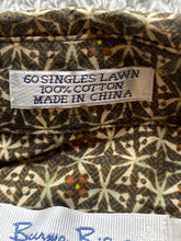 Load image into Gallery viewer, Burma Bibas Shirt Adult Large Geometric Hawaiian Button Up 60 Singles Lawn Mens