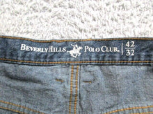 Load image into Gallery viewer, Beverly Hills Polo Club Jeans Adult 42x32 Straight Leg Medium Wash Denim Mens