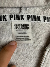 Load image into Gallery viewer, Pink Victoria's Secret Jacket Womens Large Oversized Hoodie Full Zip Snaps Mens