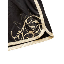 Load image into Gallery viewer, Athleta Shorts Womens Large Running Athletic Black White Trim Drawstring Lined