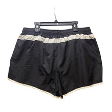 Load image into Gallery viewer, Athleta Shorts Womens Large Running Athletic Black White Trim Drawstring Lined