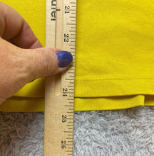 Load image into Gallery viewer, J Jill Shirt Womens 2X Golden Yellow Scoop Neck Pima Classic Pullover Plus Lady