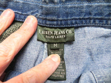 Load image into Gallery viewer, Lauren Ralph Lauren Jeans Womens Medium (31x19.5) Wide Leg Cropped Denim Ladies
