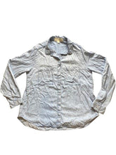 Load image into Gallery viewer, Anthropologie Cloth & Stone Shirt Womens Medium Light Blue Button Up Oversized