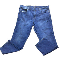 Load image into Gallery viewer, Lucky Brand Jeans Adult 40x30 Blue Denim Straight Leg Zip Fly Whiskered Mens