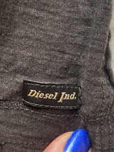 Load image into Gallery viewer, Diesel Shirt Adult Small Black Solid Streetwear Skater Crew Neck Pullover Mens