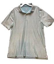 Load image into Gallery viewer, Hickey Freeman Shirt Adult Medium Seafoam Green Floral Casual AOP Golf Polo Men