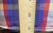 Load image into Gallery viewer, American Eagle Shirt Adult Large Button Up Flannel Plaid Denim Collar Pocket Men