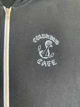 Load image into Gallery viewer, Columbus Cafe Sweatshirt Adult 2XL Black Hoodie Sweater Mermaidcore Anchor Mens