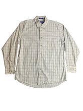 Load image into Gallery viewer, Pendleton Shirt Adult Medium Beige Broadway Cloth Wrinkle Resistant Woolen Mens