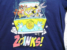 Load image into Gallery viewer, Warner Bros Shirt Adult Large Looney Tunes Bugs Bunny Daffy Duck Animation Mens